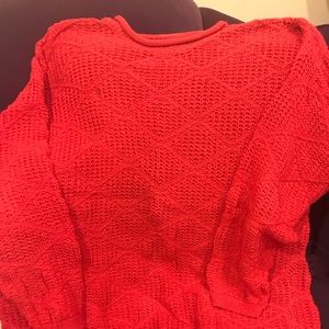 PM11003 Cozy Red Sweater
